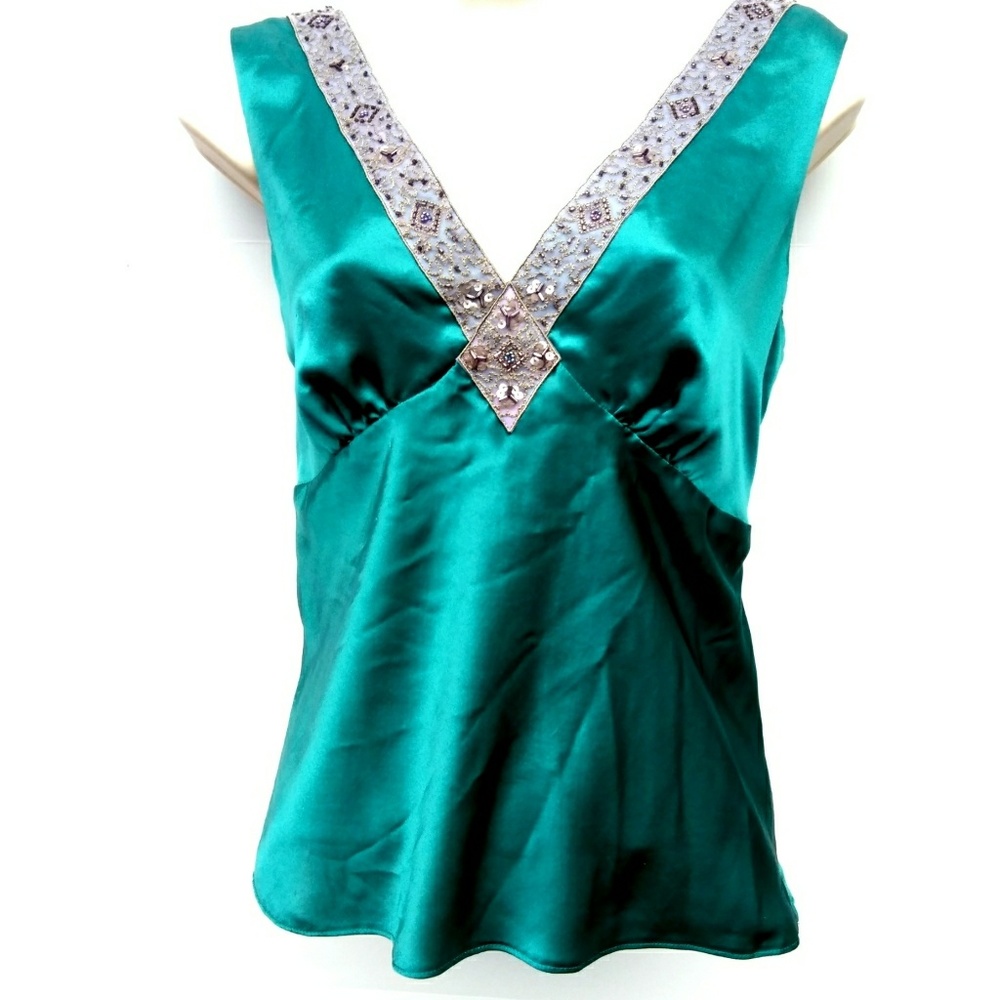 MSRP $89. Kenneth Cole silk top. NWT. 8